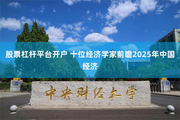 股票杠杆平台开户 十位经济学家前瞻2025年中国经济